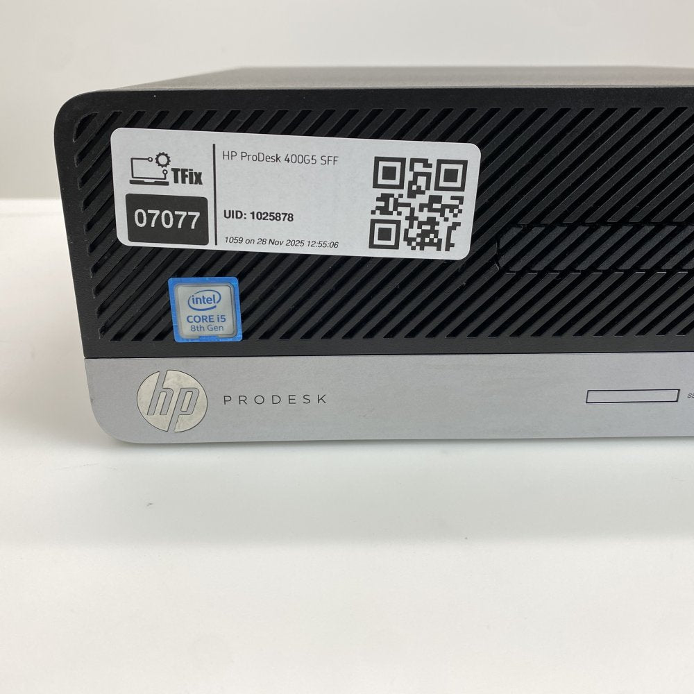 Professional Desktop Intel i5 8th Gen 8GB 256GB SSD HP ProDesk 400G5 SFF USB DP
