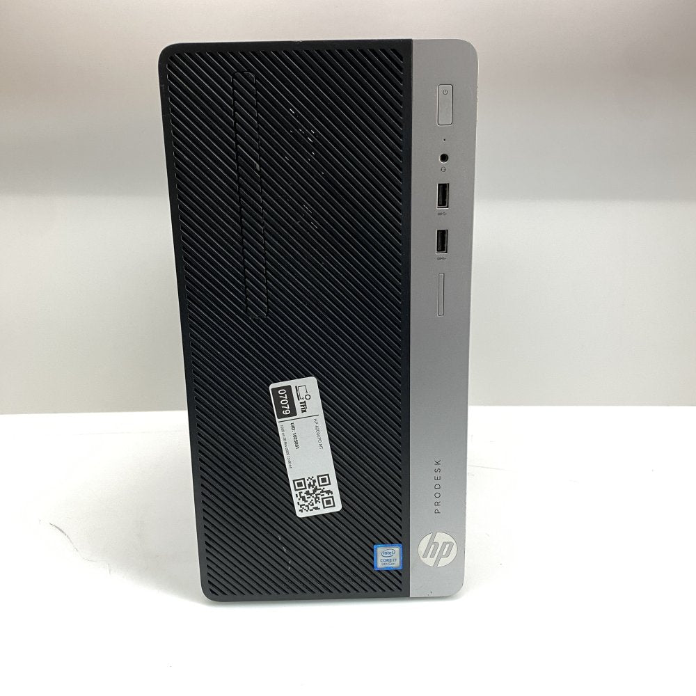 HP ProDesk 400 G6 MT Intel i7-9700 16GB 512GB SSD Windows 11 Pro Black