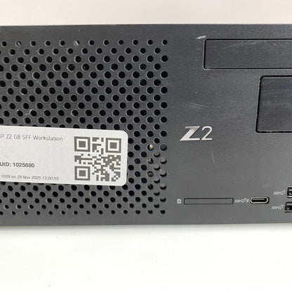 HP Z2 G8 SFF i7-11700 32GB 477GB SSD T1000 4GB Compact Workstation