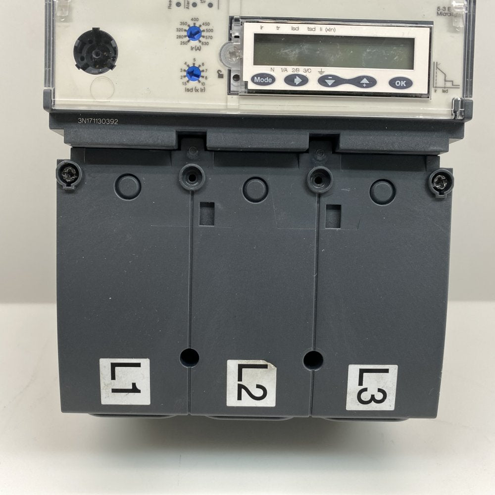 Industrial MCCB Micrologic NSX630N Schneider Electric 3P 630A LCD Meter