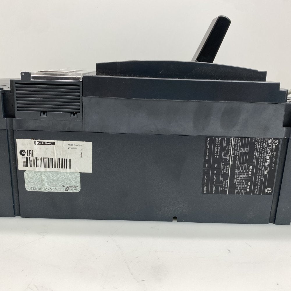 Industrial MCCB Micrologic NSX630N Schneider Electric 3P 630A LCD Meter