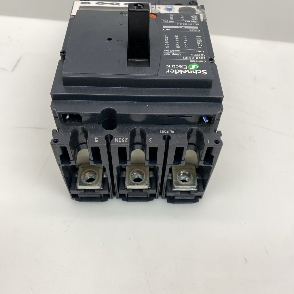 Schneider NSX250N 250A 3P Circuit Breaker Micrologic 690V Industrial