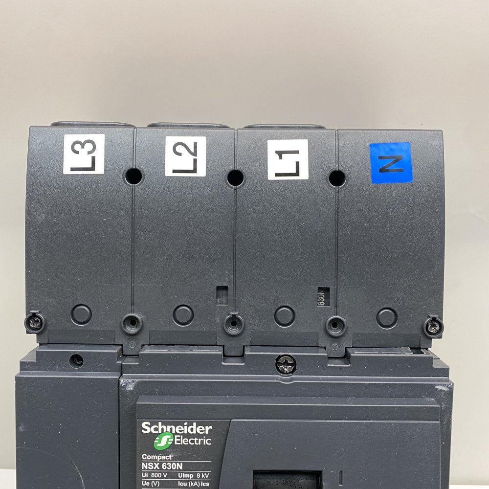 Schneider NSX630N 630A 3P+N Circuit Breaker Micrologic Protection Industrial