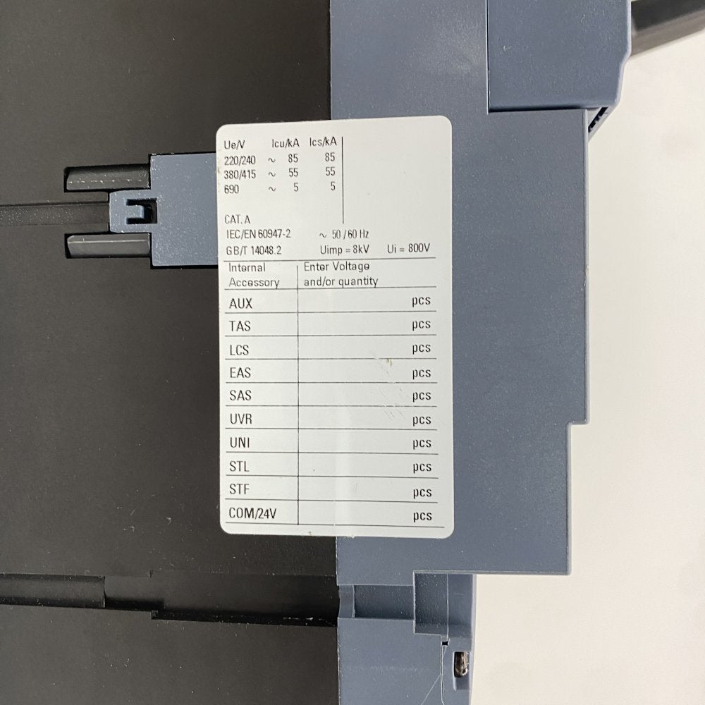 Siemens 3VA2340 400A MCCB ETU320 4-Pole Industrial Circuit Breaker