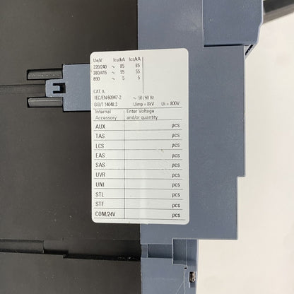Siemens 3VA2340 400A MCCB ETU320 4-Pole Industrial Circuit Breaker