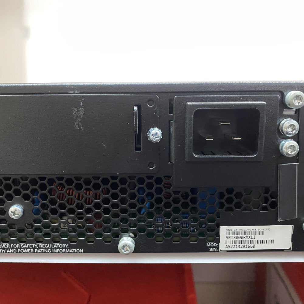 APC SRT3000RMXLI 3kVA Rackmount UPS Missing Screen 230V Surge Protected 480J