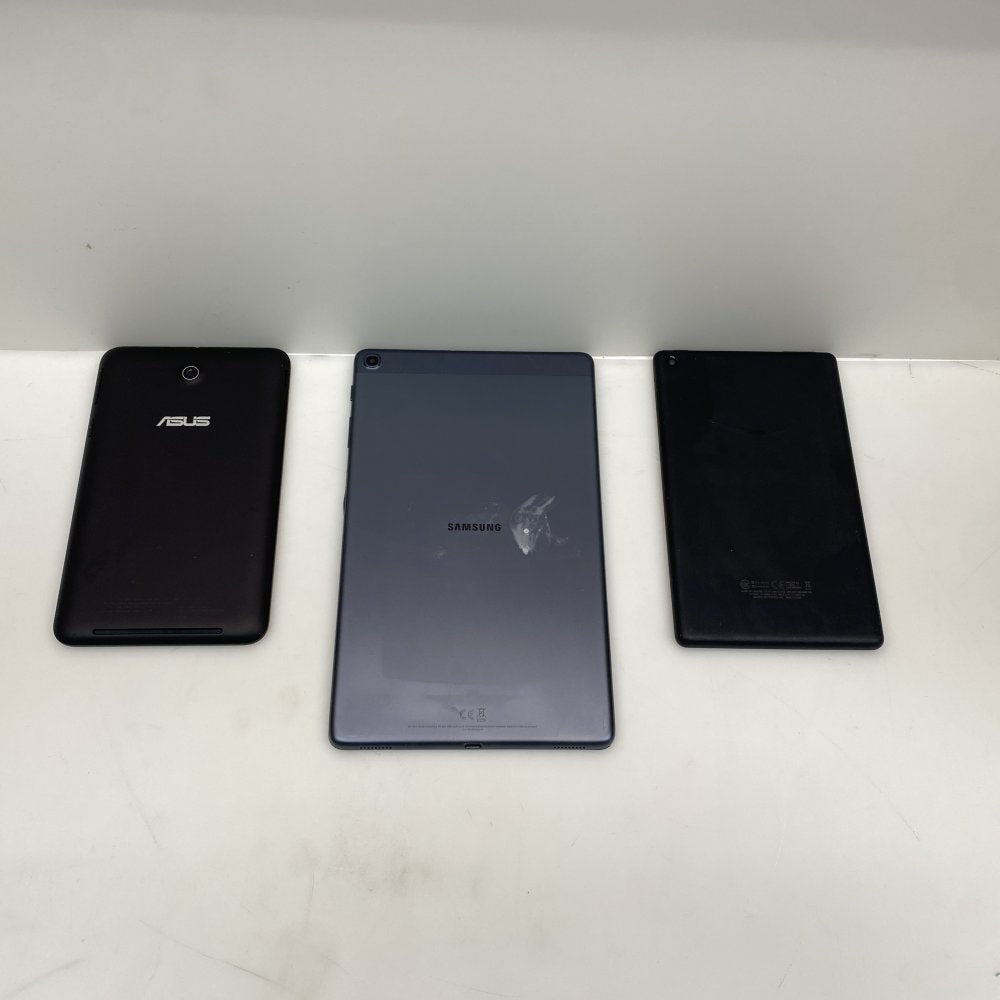 Samsung Tab A SM-T510 (Partial Screen)+ASUS K013 & USB-C/MicroUSB Bundle Tablets