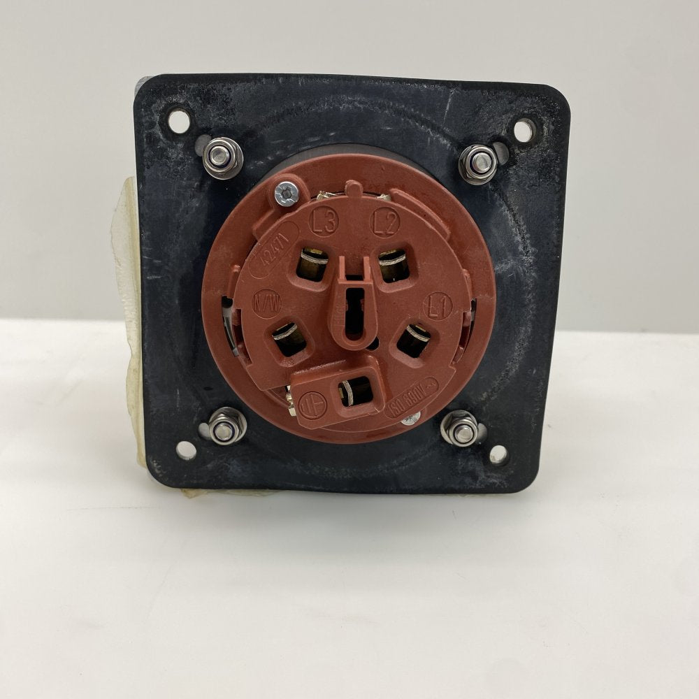 Mennekes 1128A 63A IP67 Industrial Power Socket Panel Mount 3P+N+E