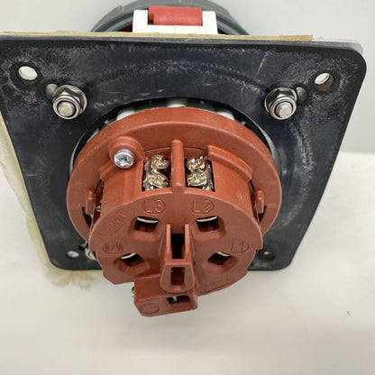 Mennekes 1128A 63A IP67 Industrial Power Socket Panel Mount 3P+N+E