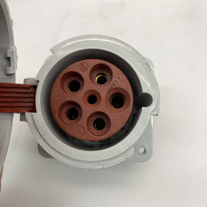 Mennekes Typ1128A 63A 3P+N+E 240/415V IP67 Flanged Inlet Durable Industrial