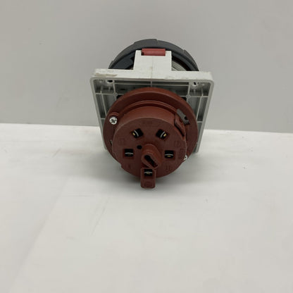 Mennekes 209A 63A 3P N E IP67 Panel Mount Connector Industrial Use