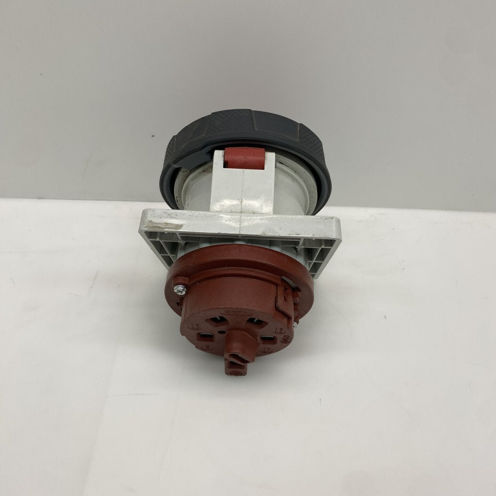 Mennekes 209A 63A 3P N E IP67 Panel Mount Connector Industrial Use