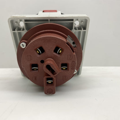 Mennekes 209A 63A 3P N E IP67 Panel Mount Connector Industrial Use