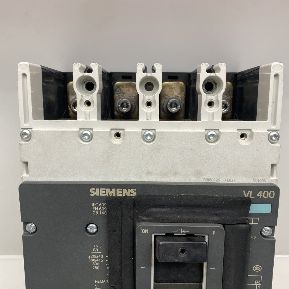 Siemens VL400 400A 3-Pole Lug Industrial Circuit Breaker Robust Reliable