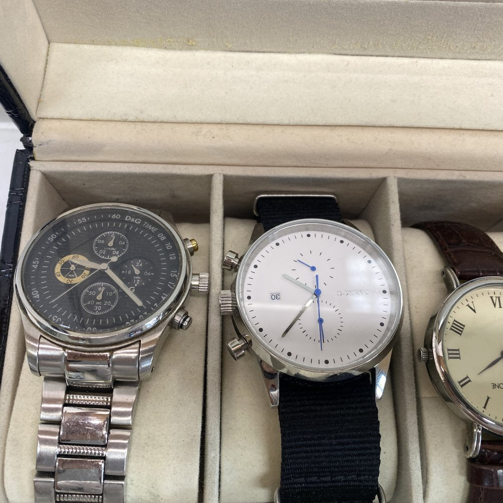 Bundle Daniel Wellington Guanqin D G Watches Quartz Unisex Scratch-Resistant