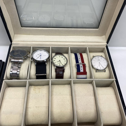 Bundle Daniel Wellington Guanqin D G Watches Quartz Unisex Scratch-Resistant