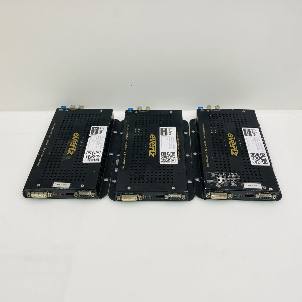 Evertz 2430GDAC G-Link Broadcast DAC Professional Converter Bundle