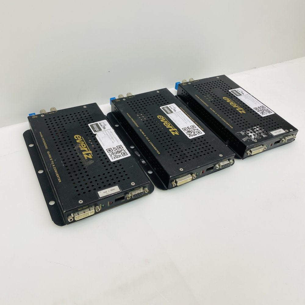 Evertz 2430GDAC G-Link Broadcast DAC Professional Converter Bundle