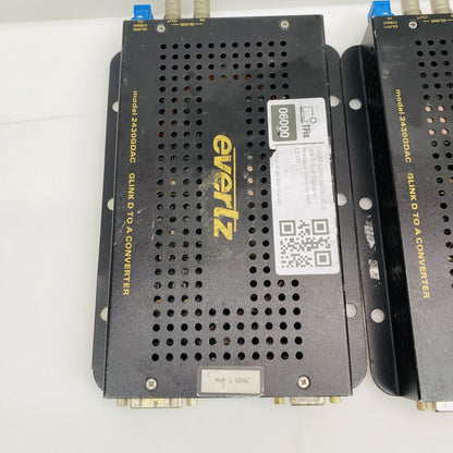 Evertz 2430GDAC G-Link Broadcast DAC Professional Converter Bundle