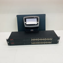 APC 24-Port Switches Lot (x2) with Riello Sentryum S3M 20kVA Display