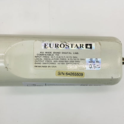 Bundle Eurostar HD KU Dual Output Satellite LNB 1080p Broadcast Kit
