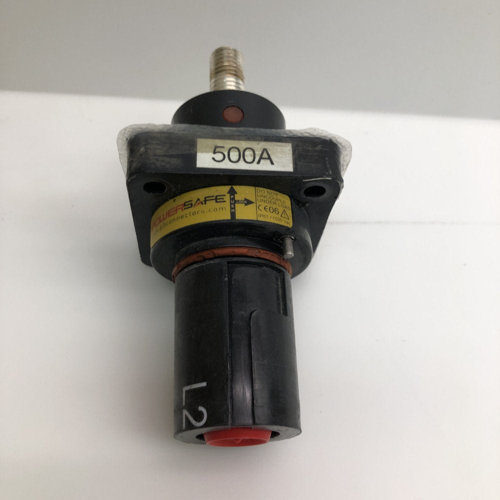 PowerSafe 500A Panel Mount Connector Stud IP67 Industrial High Current