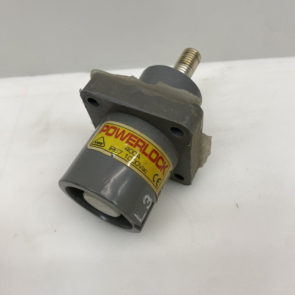 Unbranded Industrial 400A 1000VAC Powerlock Connector Durable Secure Panel Mount