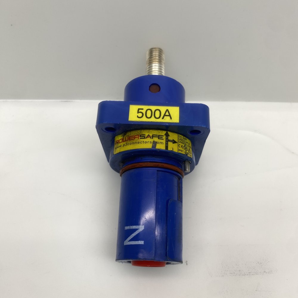 PowerSafe 500A Stud Terminal High Current Plug Industrial Durable