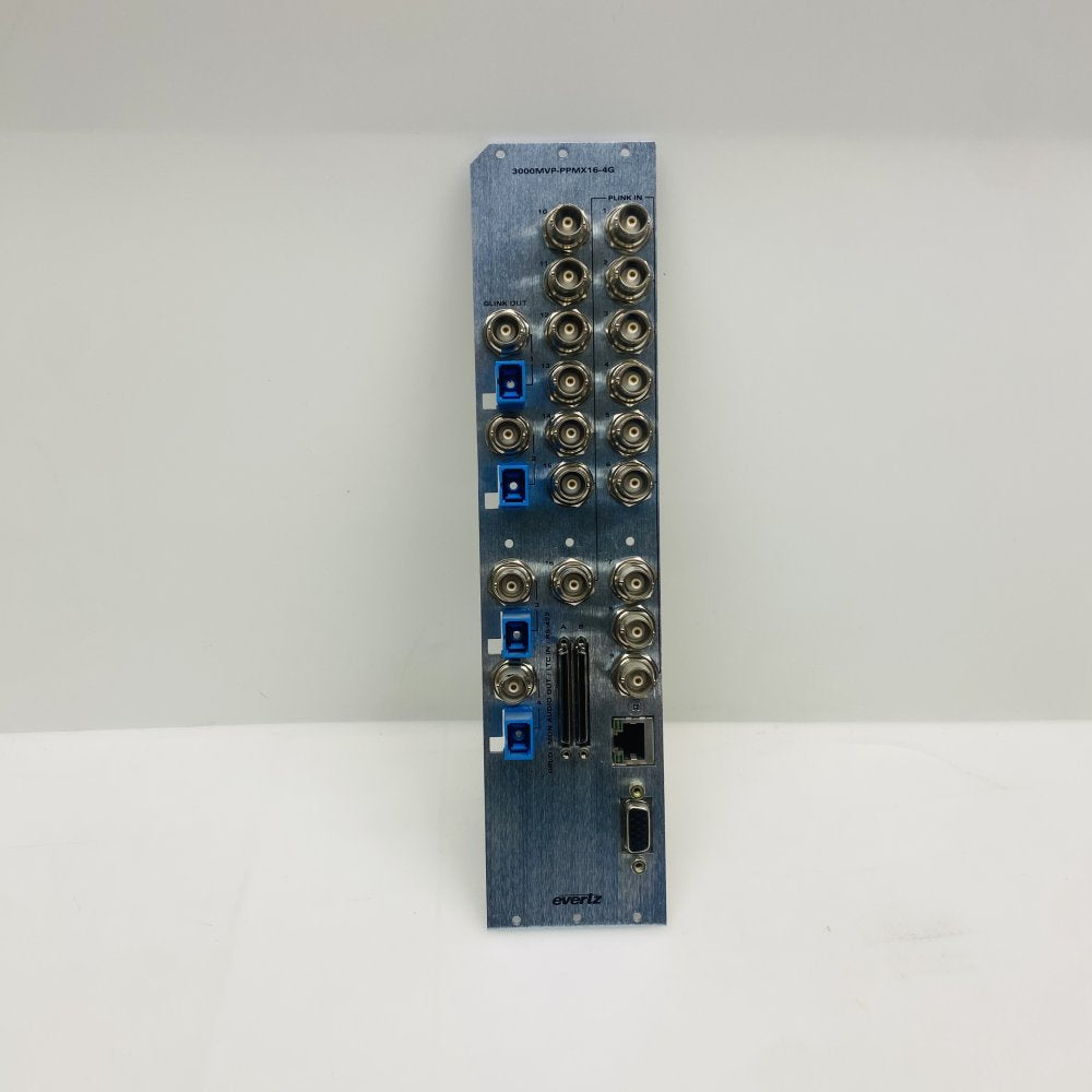 Evertz 3000MVP PPMX16-4G 16x SDI 4G Broadcast Multiview Processor Rackmount