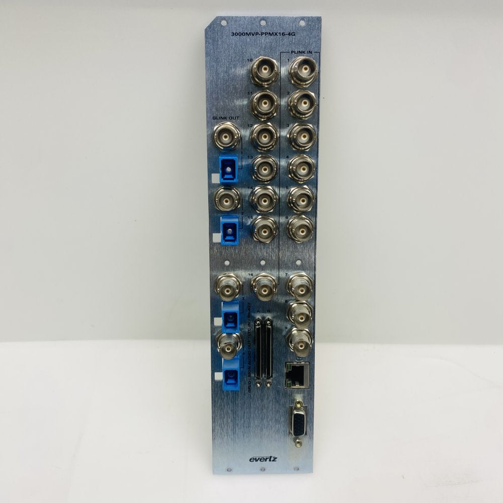 Evertz 3000MVP PPMX16-4G 16x SDI 4G Broadcast Multiview Processor Rackmount