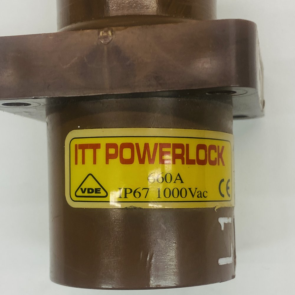 ITT Powerlock 660A 1000Vac IP67 Single-Pole Connector Industrial Stud