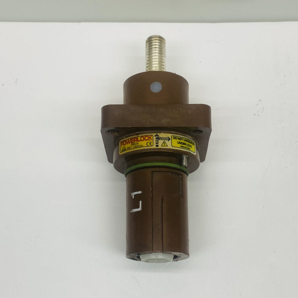 ITT Cannon Powerlock 660A 1000Vac IP67 Panel Mount Connector Brown