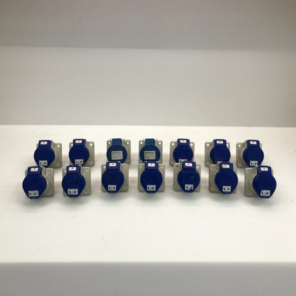Bundle MENNEKES Walther Typ1363 16A 2P+E IP44 Industrial Socket Inlet