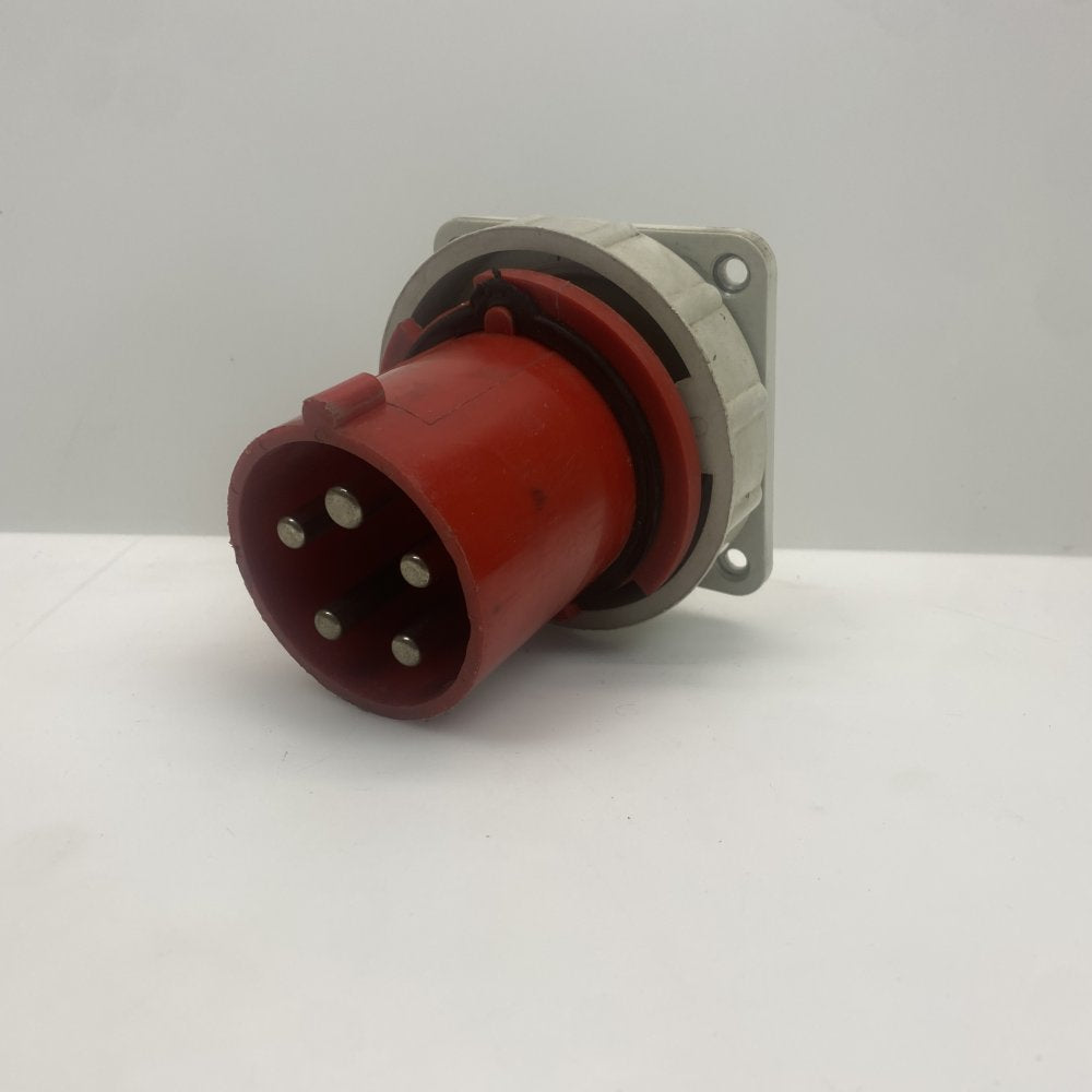 PCE 63A IEC60309 5P 400V Panel Mount Connector Industrial Use Blue