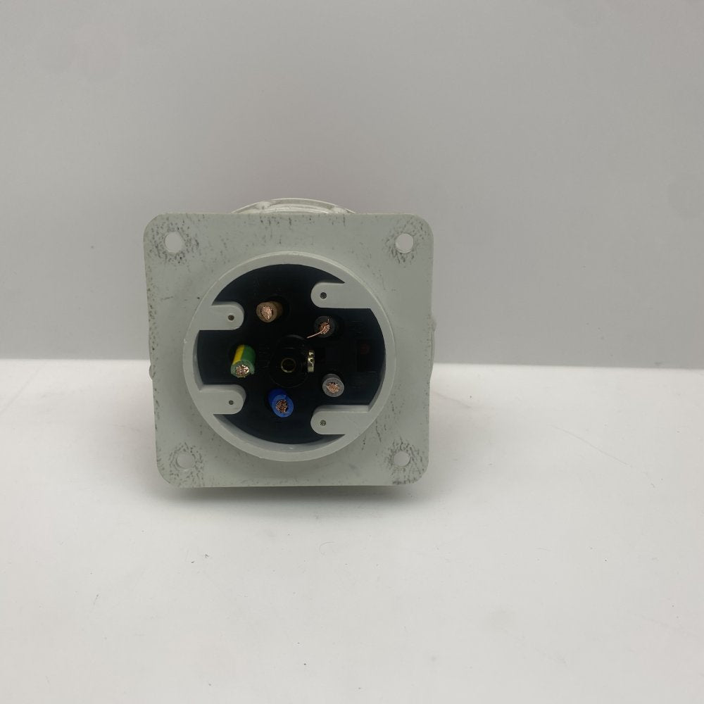 PCE 63A IEC60309 5P 400V Panel Mount Connector Industrial Use Blue