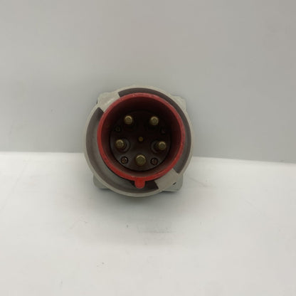 PCE PCE63A5P Industrial 63A 400V Panel Mount Connector IEC60309 Blue