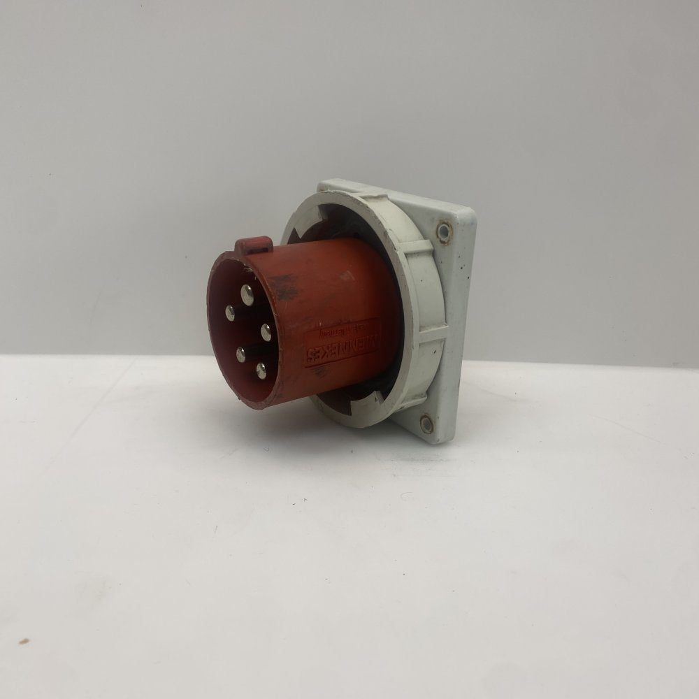 MENNEKES Typ3658 63A IEC60309 Inlet Panel Mount 240/415V Industrial Grade