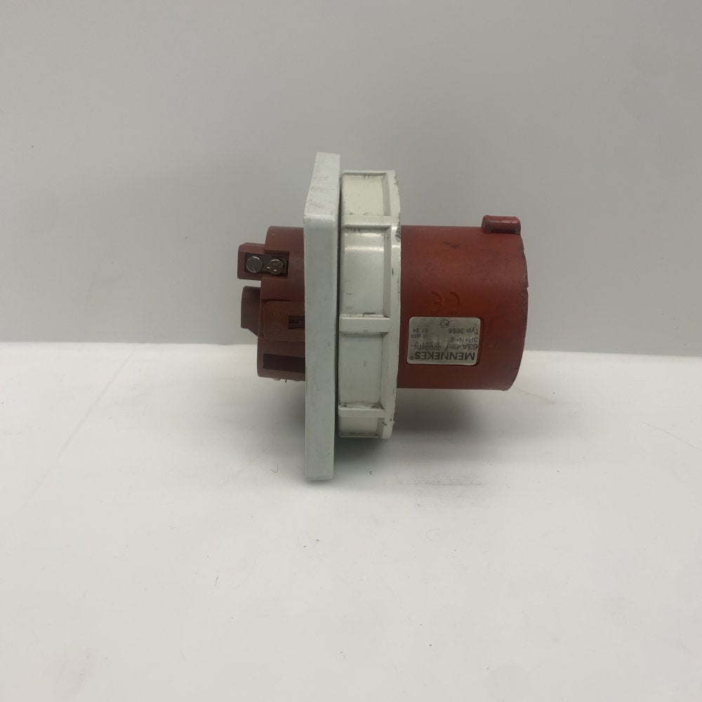 MENNEKES Typ3658 63A IEC60309 Inlet Panel Mount 240/415V Industrial Grade