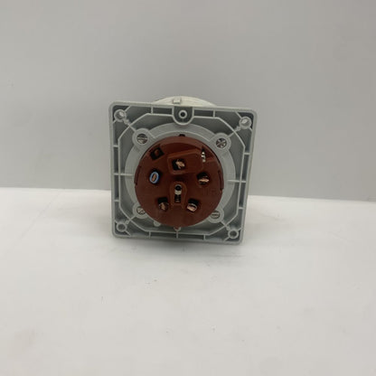 MENNEKES Typ3658 63A IEC60309 Inlet Panel Mount 240/415V Industrial Grade