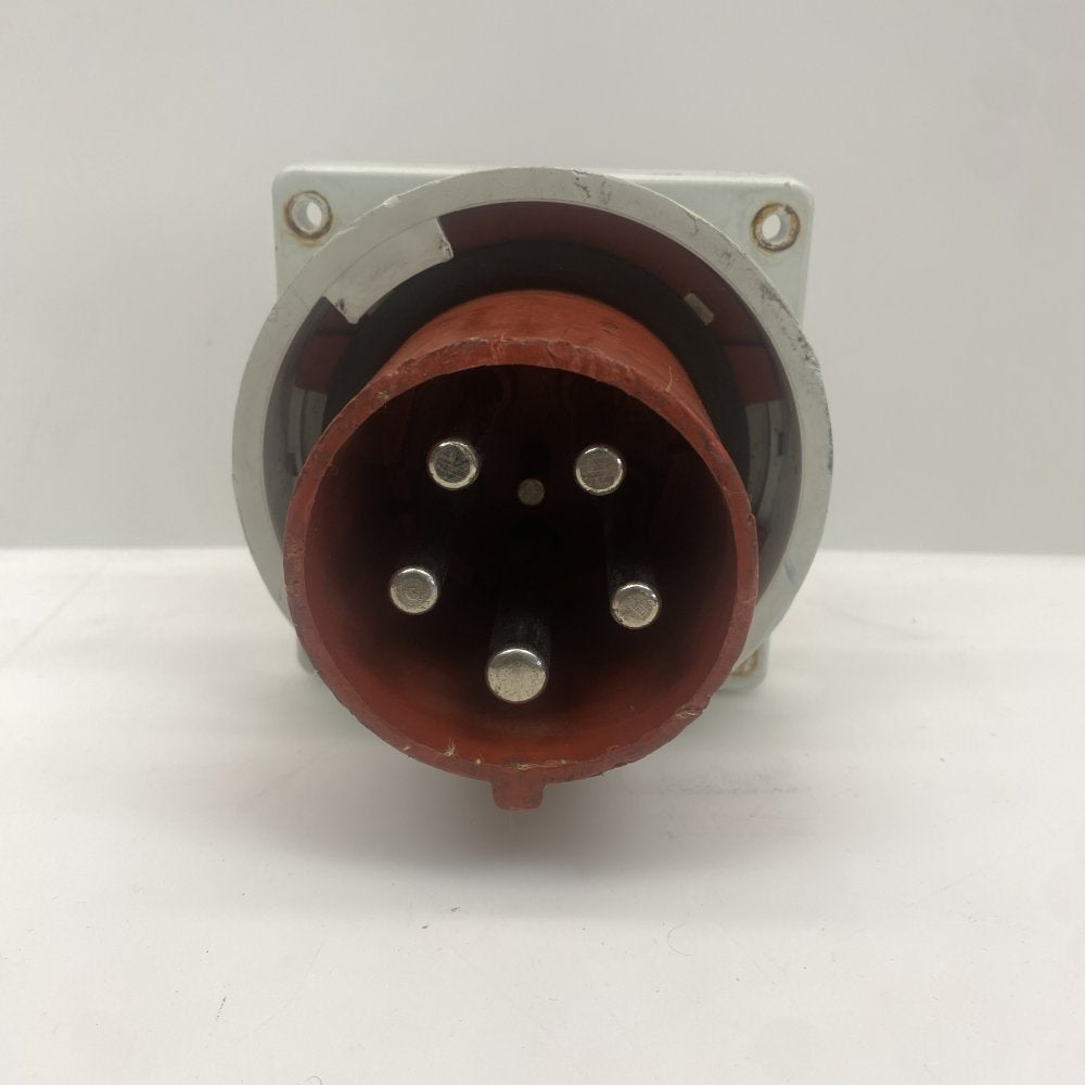 MENNEKES Typ3658 63A IEC60309 Inlet Panel Mount 240/415V Industrial Grade
