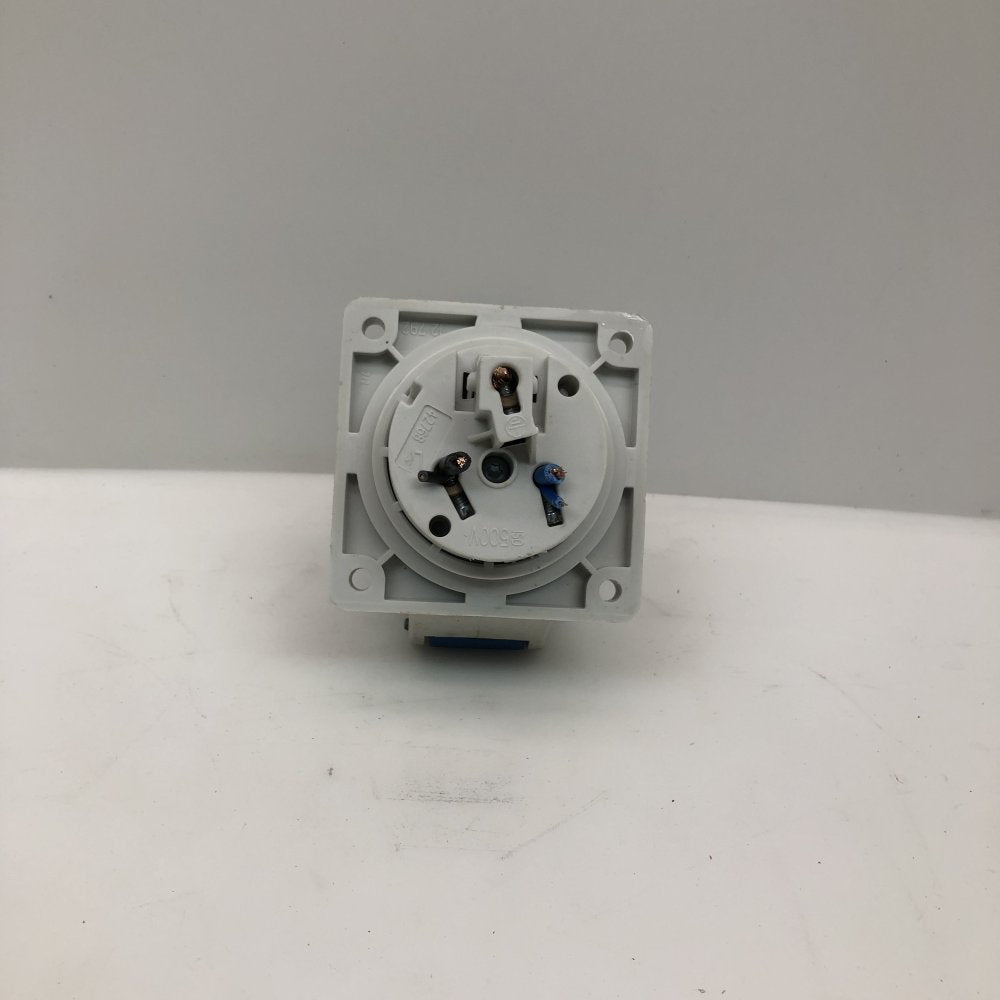 Mennekes Typ 1395 32A 200-250V 2P+E Panel Inlet IP44 Industrial Grey
