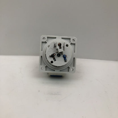 Mennekes Typ 1395 32A 200-250V 2P+E Panel Inlet IP44 Industrial Grey