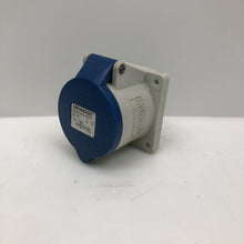 Mennekes Typ 1395 32A 200-250V 2P+E Panel Inlet IP44 Industrial Grey