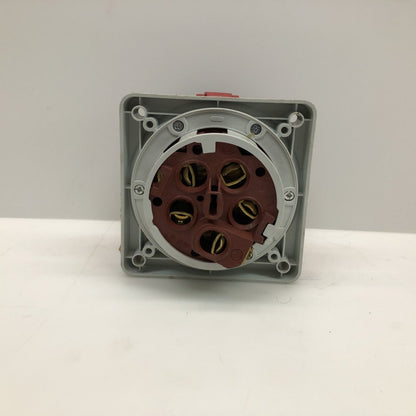 MENNEKES Typ1461 Industrial Power Inlet 125A IP67 3P+N+E Panel Mount