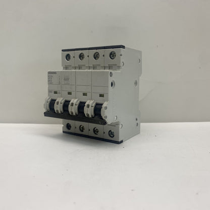 Siemens 5SY64 4 Pole 63A 400V Miniature Circuit Breaker Industrial