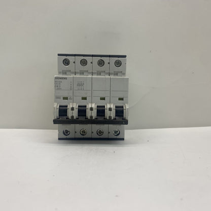 Siemens 5SY64 4 Pole 63A 400V Miniature Circuit Breaker Industrial