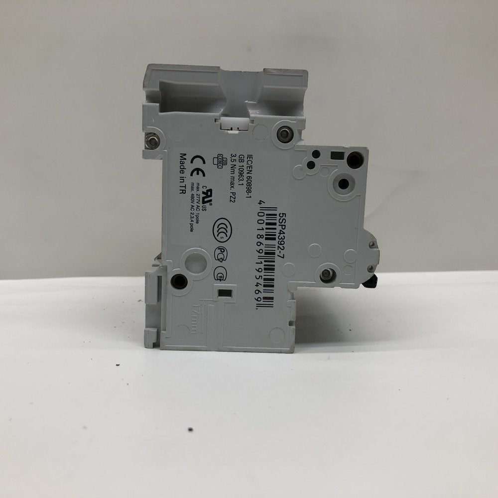 Siemens 5SP43 3P C125 400V Circuit Breaker Industrial DIN Rail Mount