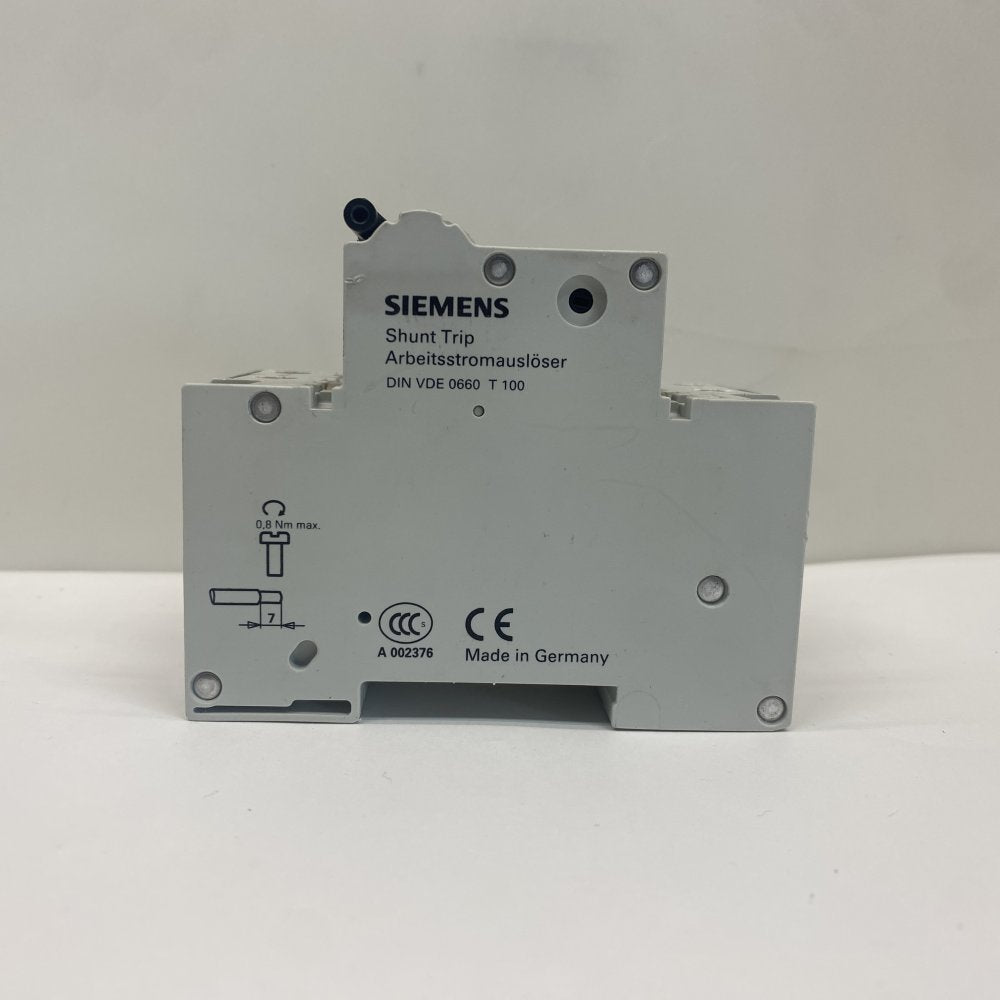 Siemens 5SY62 5ST3030 3P 32A 110-415V Shunt Trip MCB Circuit Breaker