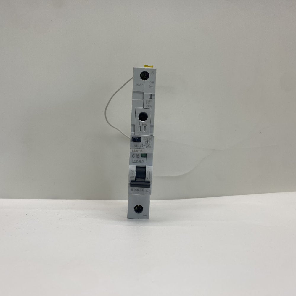 Eaton MCH116 16A 30mA 230V RCBO Circuit Breaker DIN Rail Germany