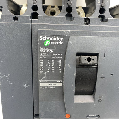 Schneider NSX630N 630A 3P Micrologic Circuit Breaker Industrial